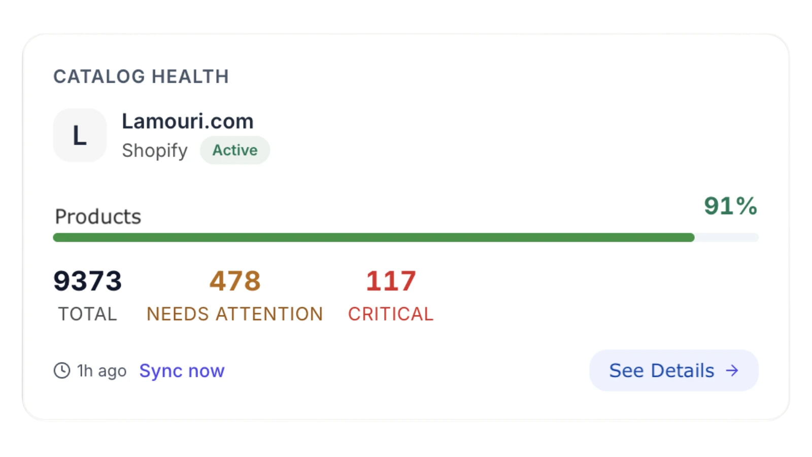 Catalog Audit & Quality