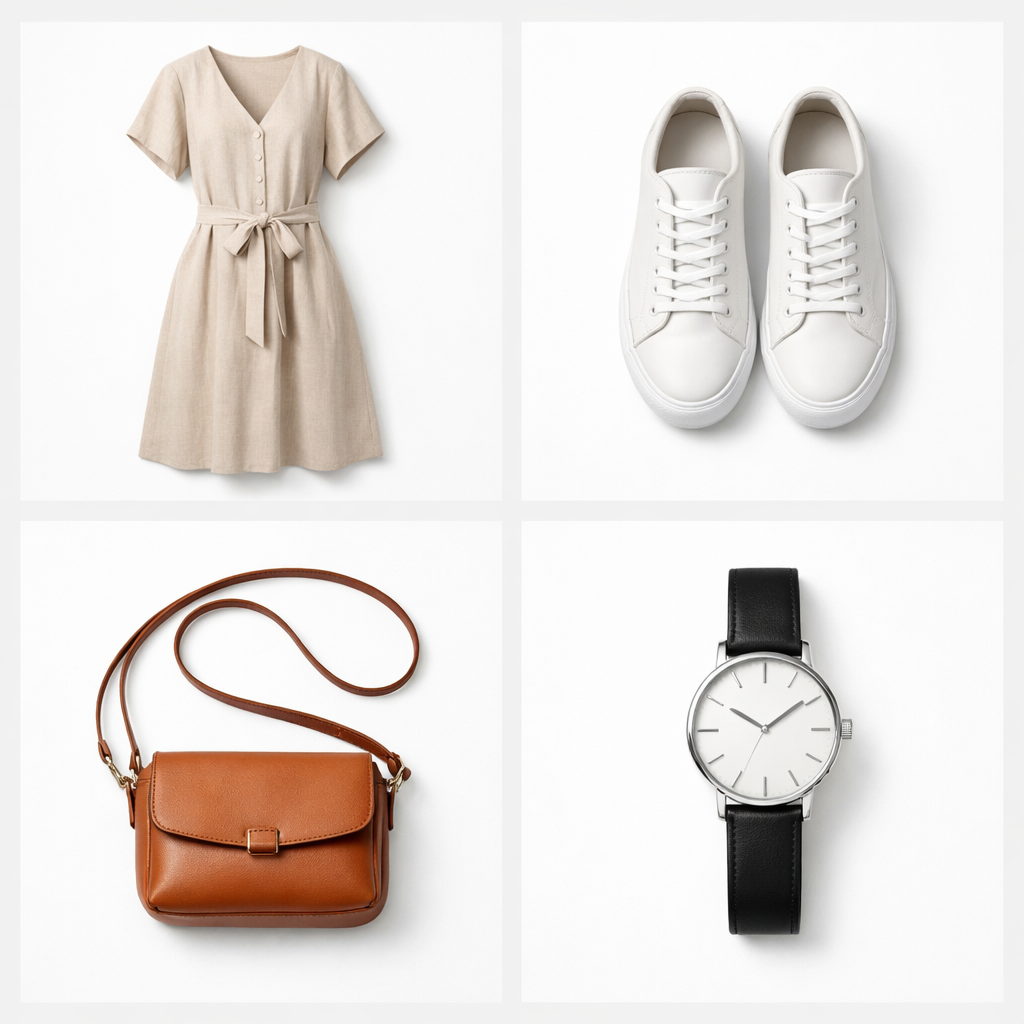 4 products with consistent brand visual treatment