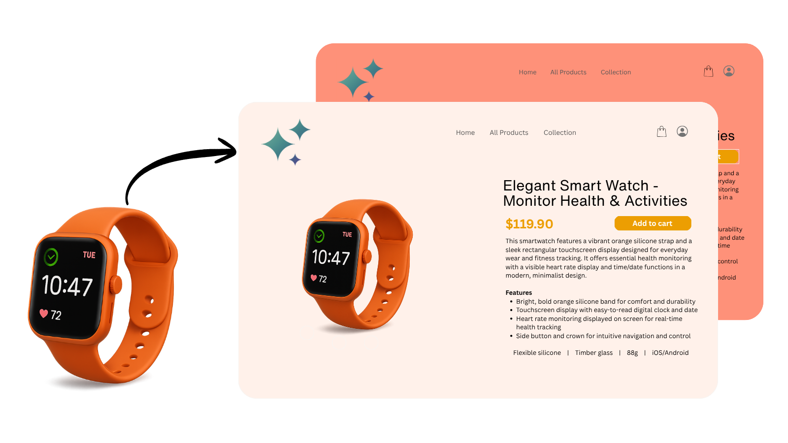 Laptop with full product catalog spreadsheet
